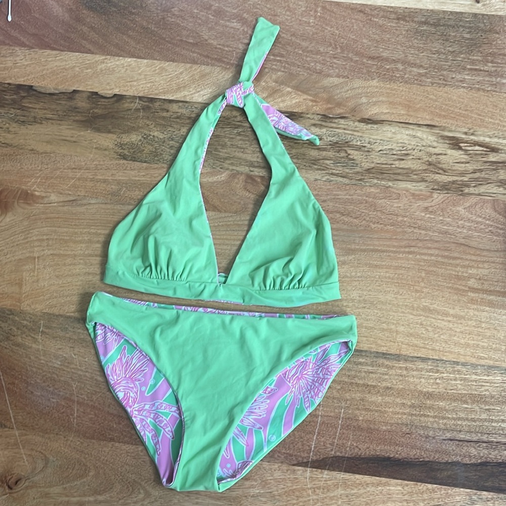 Lily Pulitzer Reversible Fish Pattern Bikini. Siz… - image 3